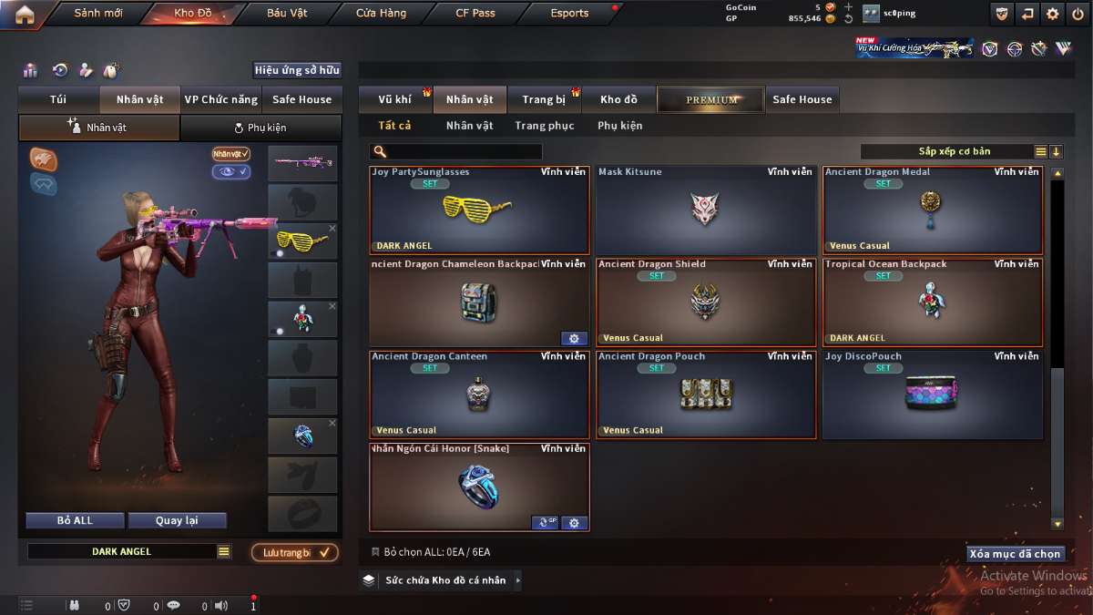 shop acc cf uy tin gia re